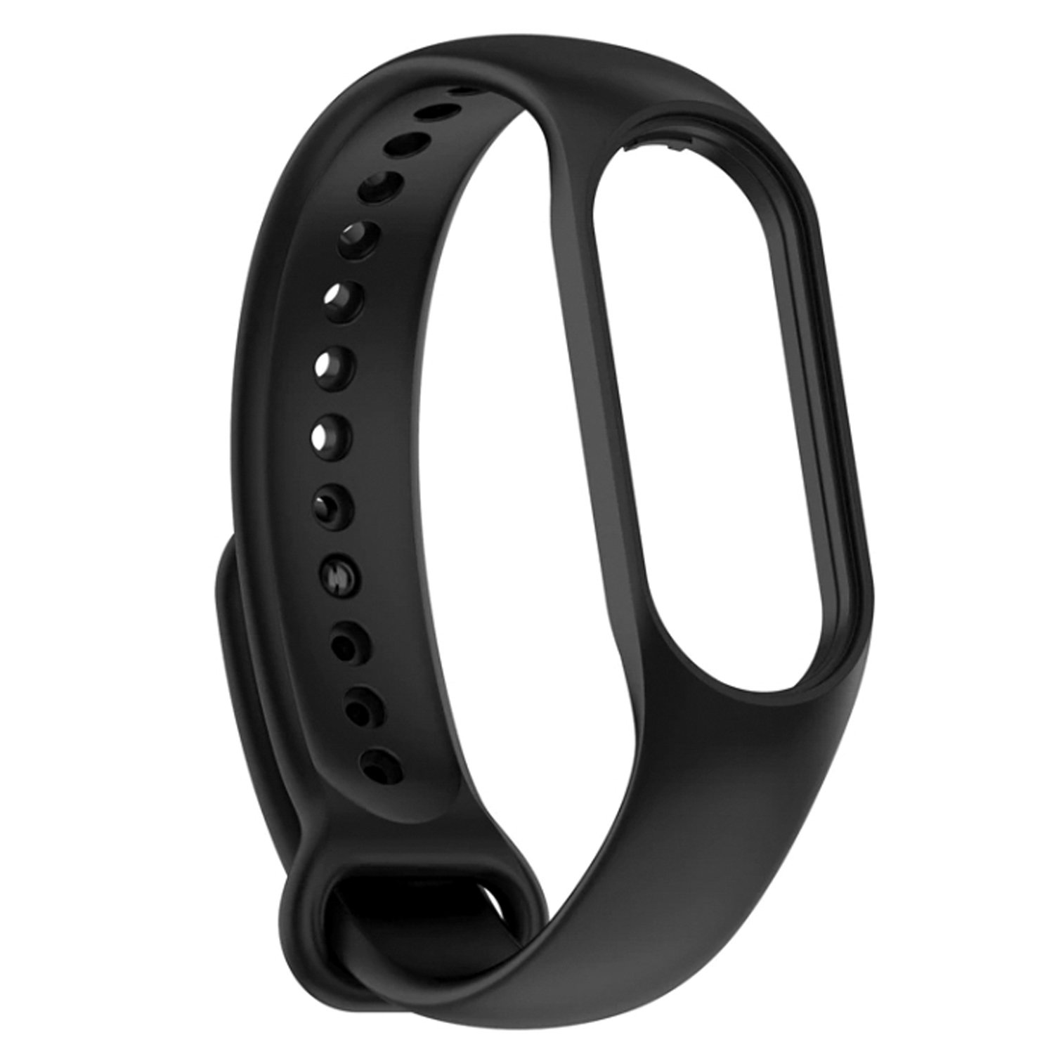 

Ремешок для Xiaomi Mi Band 7 силиконовый <черный>
