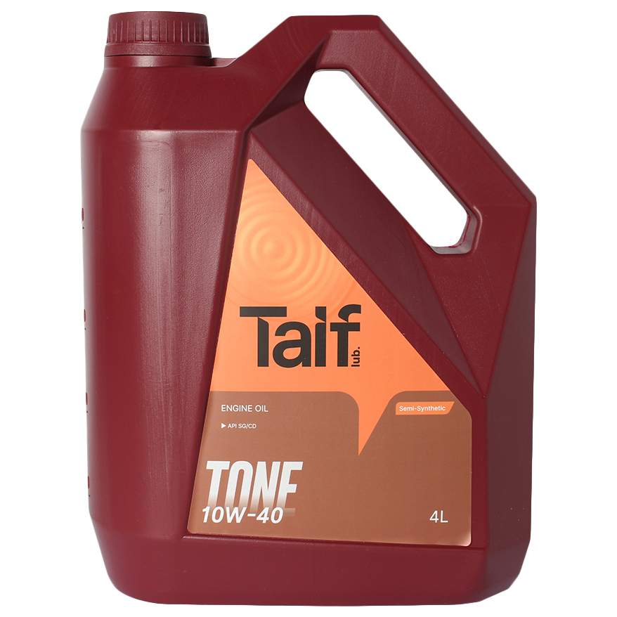 Моторное масло TAIF TONE 10W40 SG (4 л) п/синт.