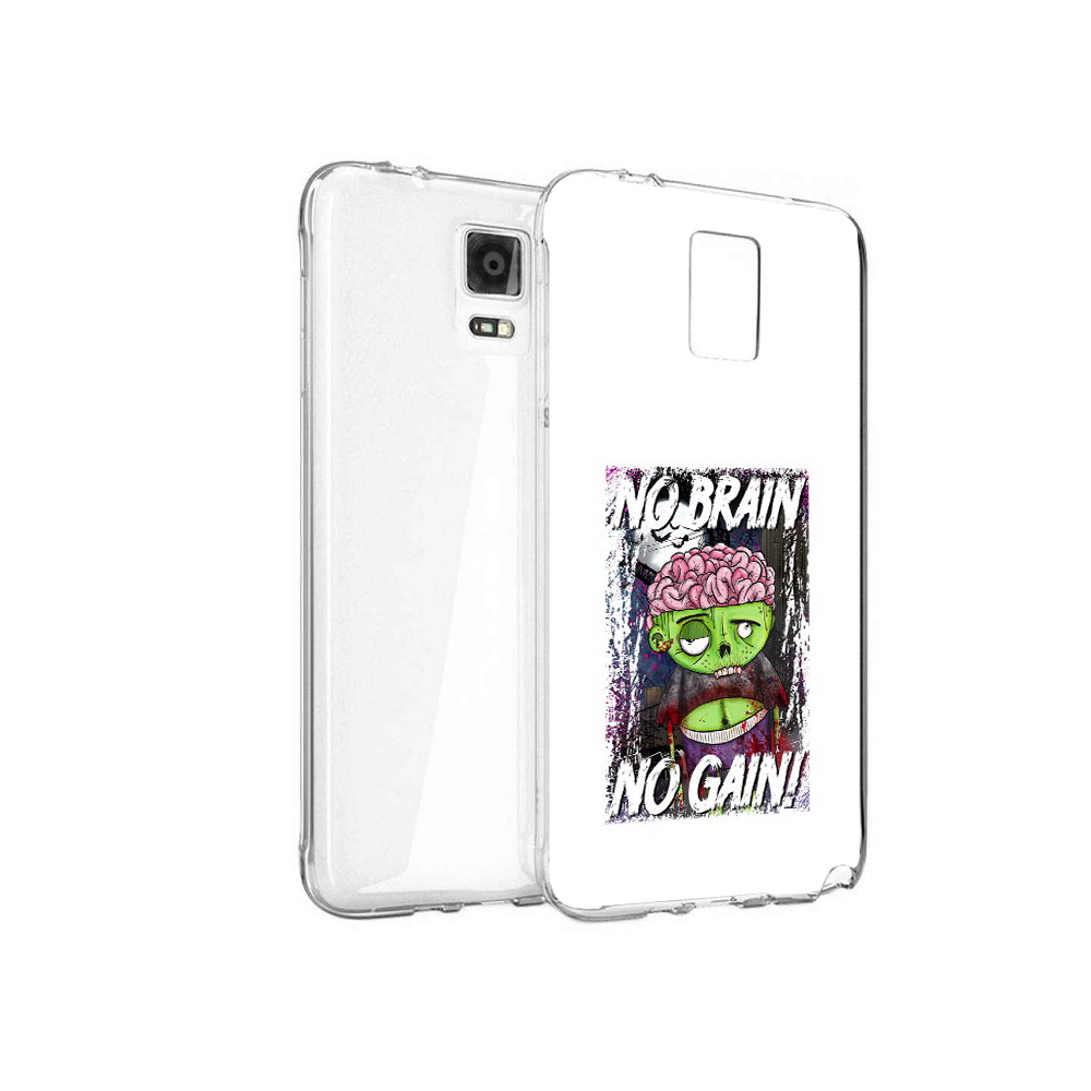 

Чехол MyPads Tocco для Samsung Galaxy Note 4 глупый зомби, Прозрачный, Tocco
