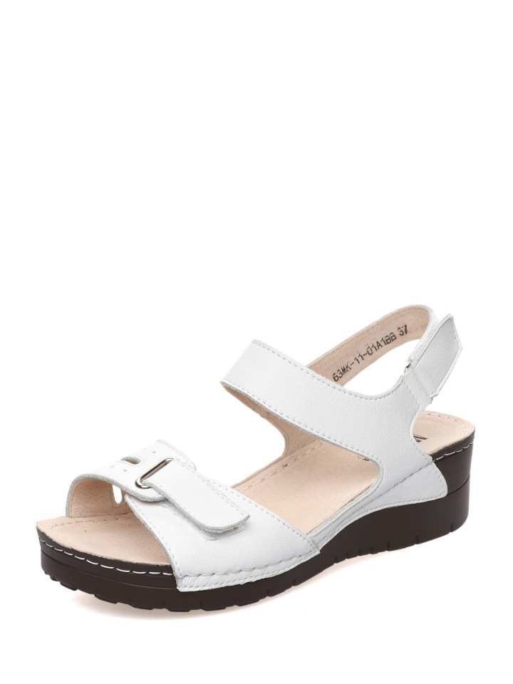 

Босоножки женские MAKFINE 63MK-11-01A1 белые 37 RU, 63MK-11-01A1