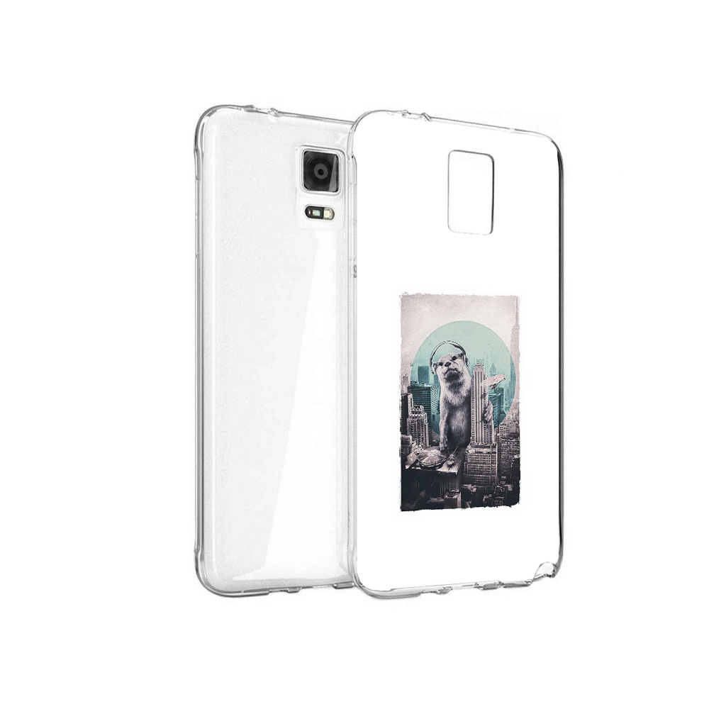 

Чехол MyPads Tocco для Samsung Galaxy Note 4 выдра в городе, Прозрачный, Tocco