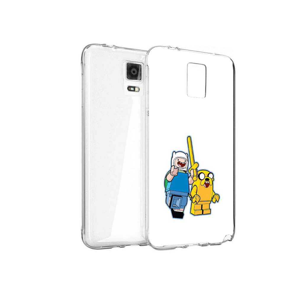 

Чехол MyPads Tocco для Samsung Galaxy Note 4 время приключений лего, Прозрачный, Tocco