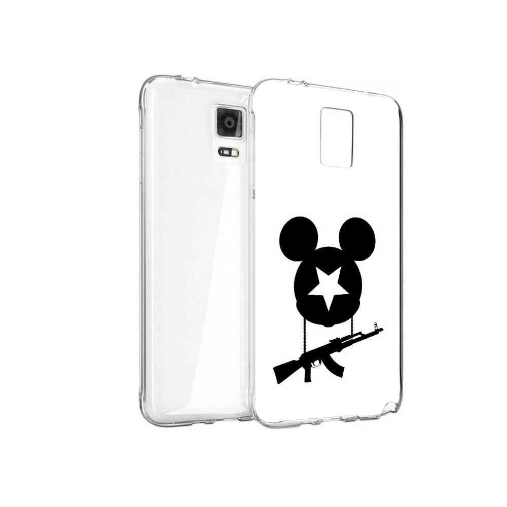 

Чехол MyPads Tocco для Samsung Galaxy Note 4 АК Микки, Прозрачный, Tocco