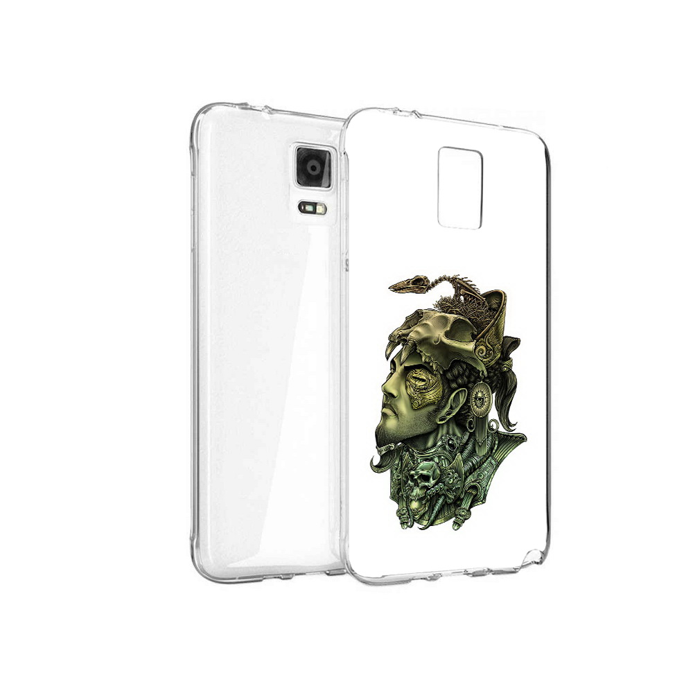 

Чехол MyPads Tocco для Samsung Galaxy Note 4 бронзовый воин, Прозрачный, Tocco