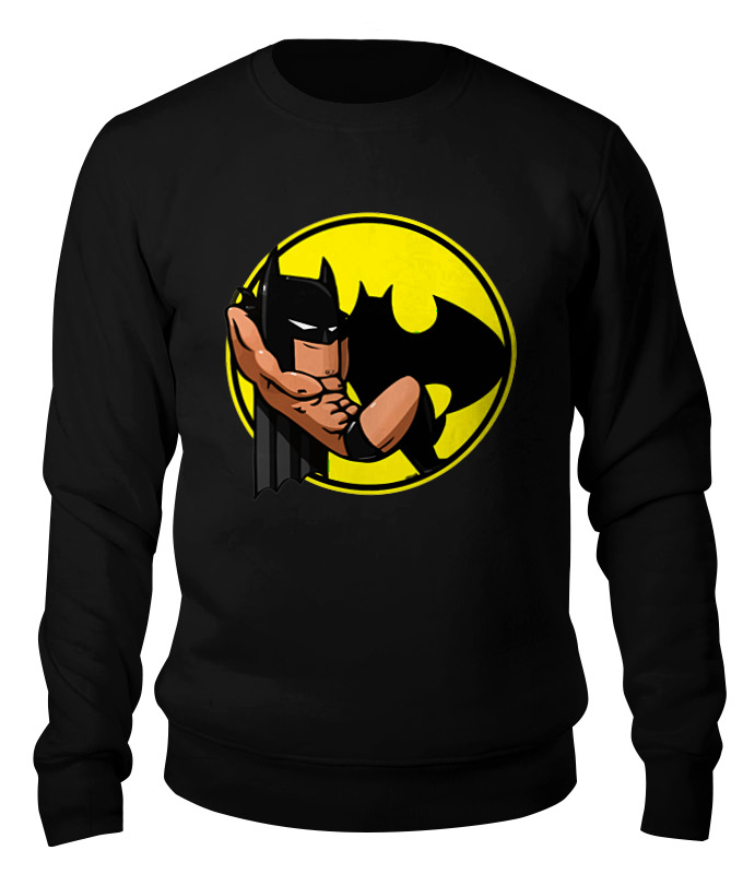 

Свитшот унисекс Printio Бэтмен (batman) черный XS, Бэтмен (batman)