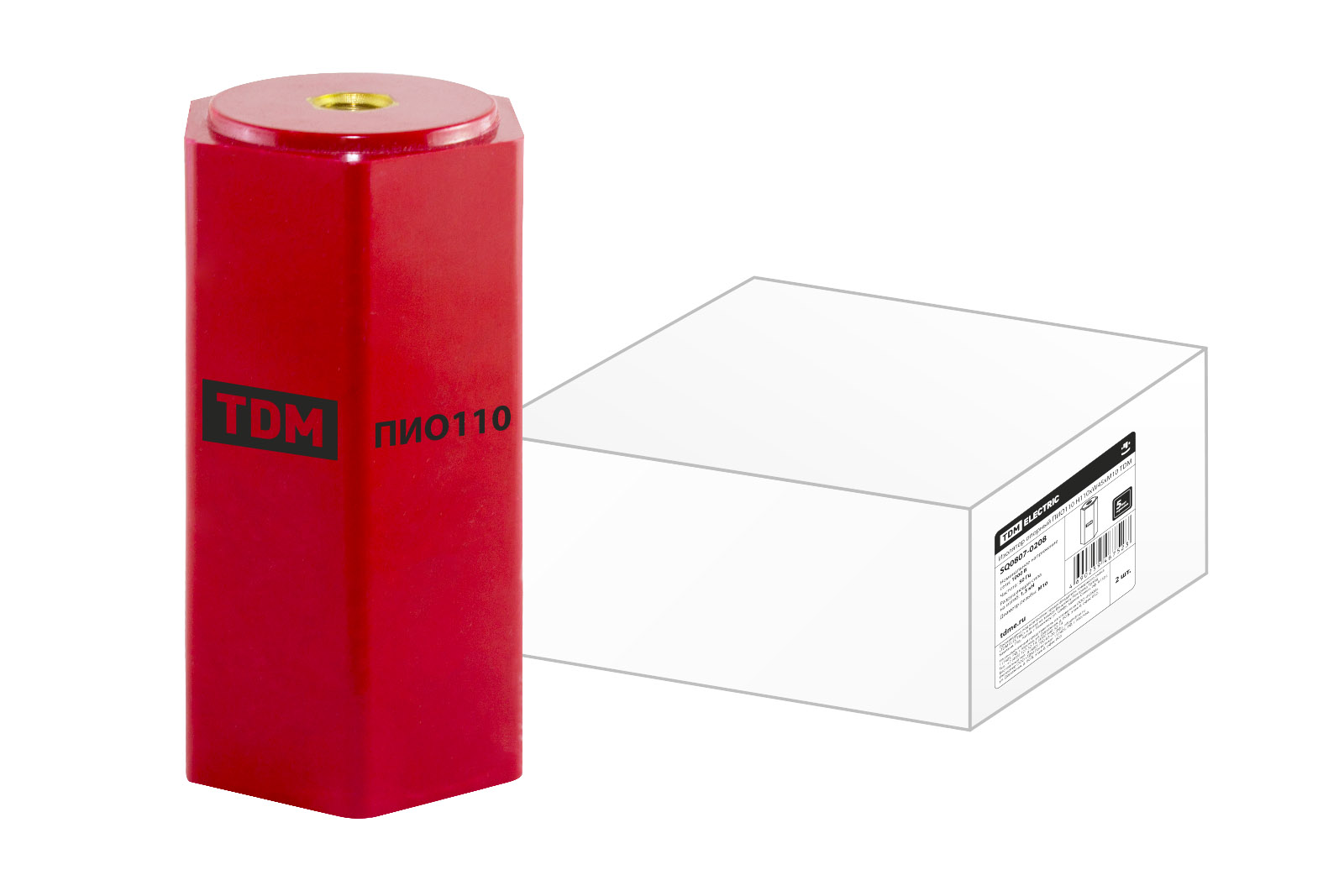 

Изолятор опорный ПИО110 TDM SQ0807-0208 (2 шт), Красный