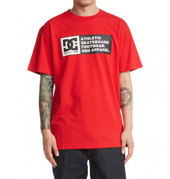 Футболка мужская DC Shoes ADYZT04992 красная S