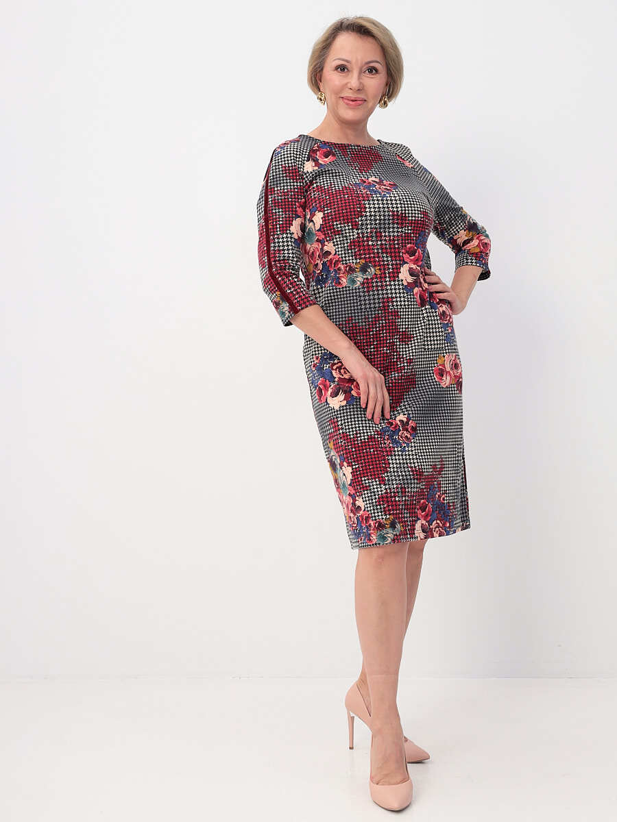 

Платье женское KATHARINA KROSS 01-00006391 красное 2XL, Красный, 01-00006391