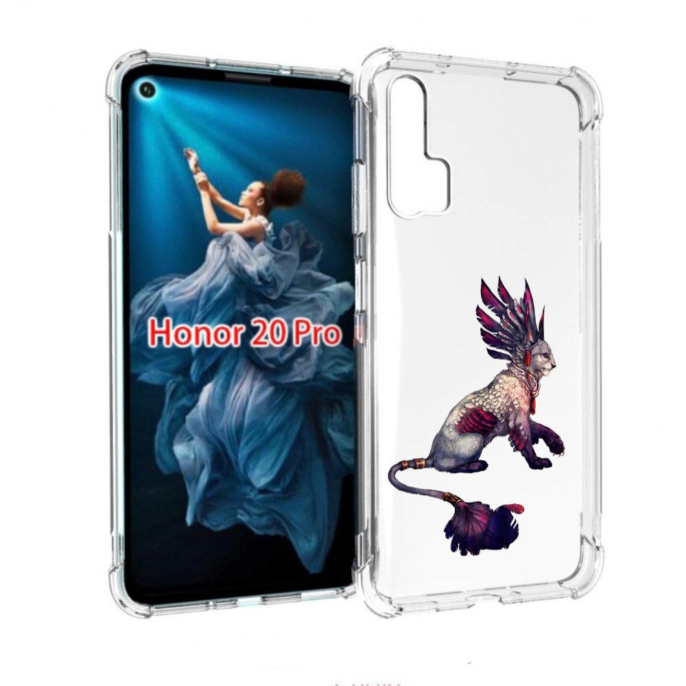 

Чехол бампер MyPads волшебная-пума для Honor 20 Pro противоударный, Прозрачный, Tocco