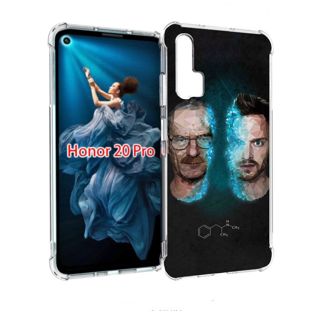 

Чехол бампер MyPads во-все-тяжкие для Honor 20 Pro противоударный, Прозрачный, Tocco