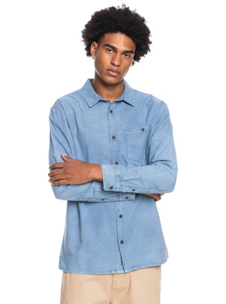 

Рубашка мужская QUIKSILVER EQYWT04295 голубая M, EQYWT04295