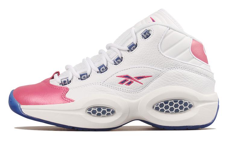 

Кроссовки унисекс Reebok Eric Emanuel x Question Pink Toe белые 42.5 EU, Белый, Eric Emanuel x Question Pink Toe