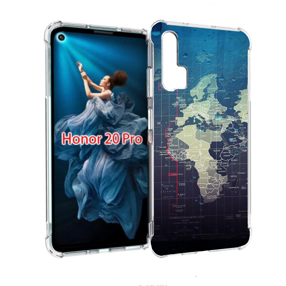 

Чехол бампер MyPads бункер-анклава для Honor 20 Pro противоударный, Прозрачный, Tocco