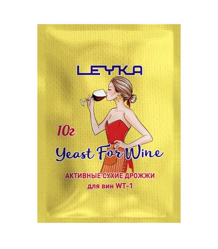 Дрожжи Leyka WT-1 Активные сухие (для вин) 10г