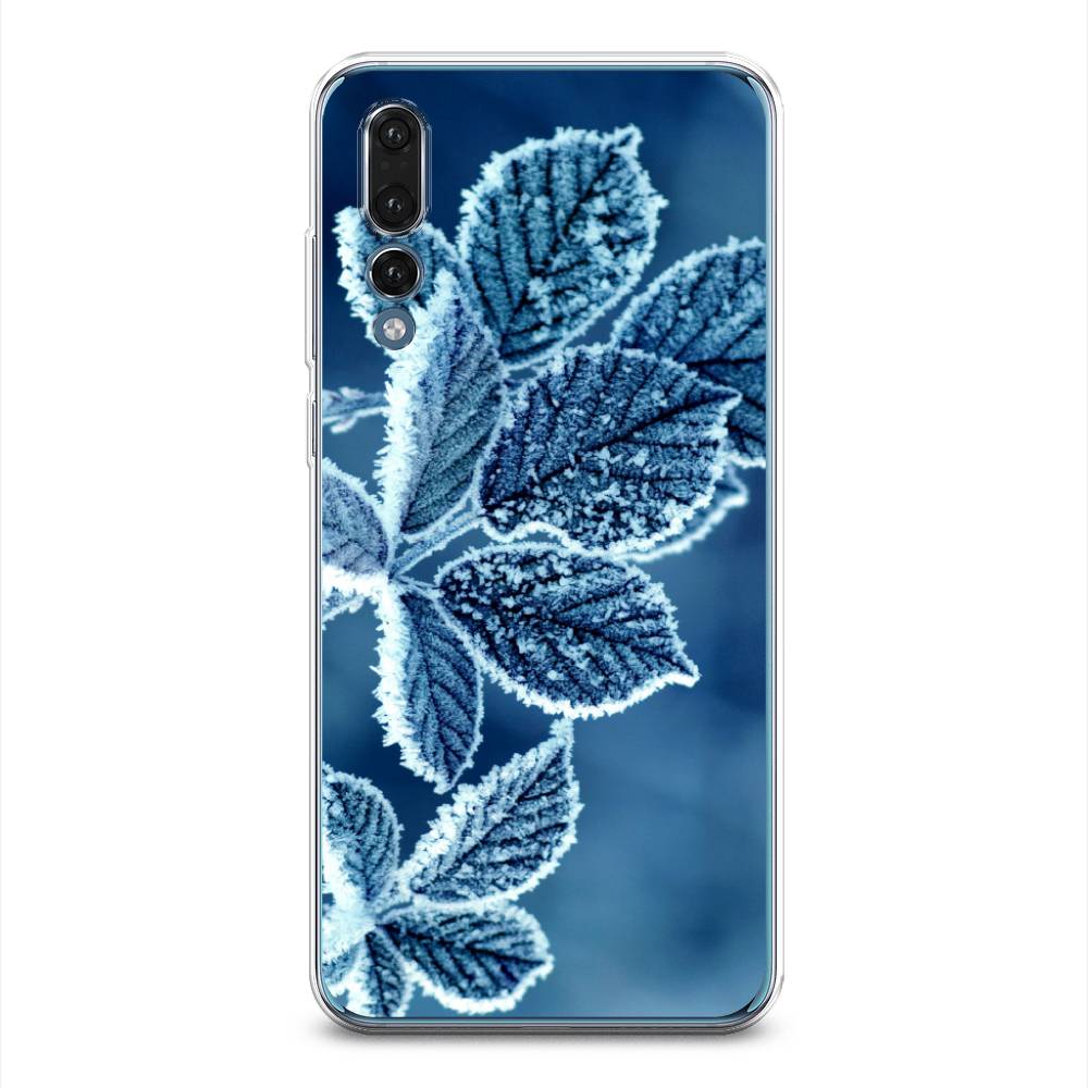 

Чехол на Huawei P20 Pro "Зима 6", Голубой;белый, 65050-2