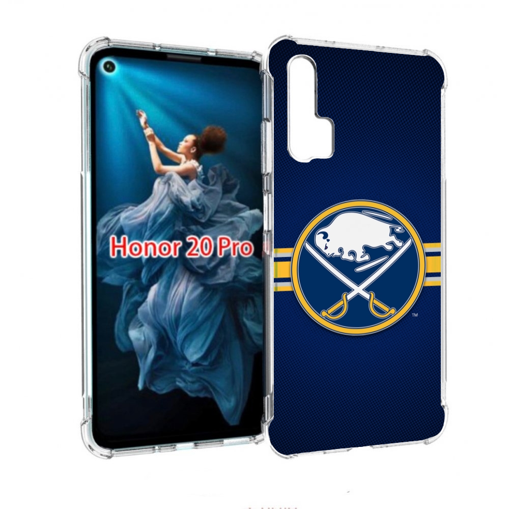 

Чехол бампер MyPads баффало сеибрс для Honor 20 Pro противоударный, Прозрачный, Tocco