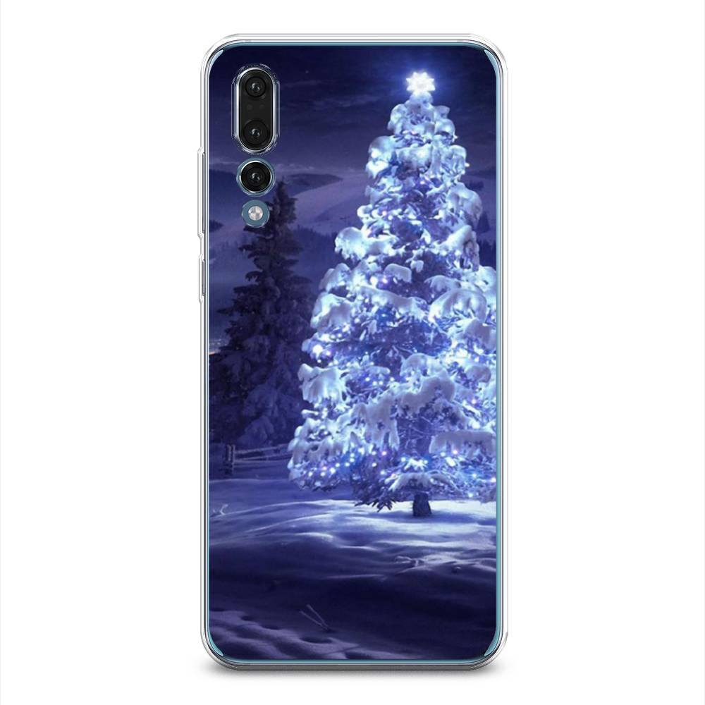 

Чехол на Huawei P20 Pro "Зима 4", Синий;черный;белый, 65050-2