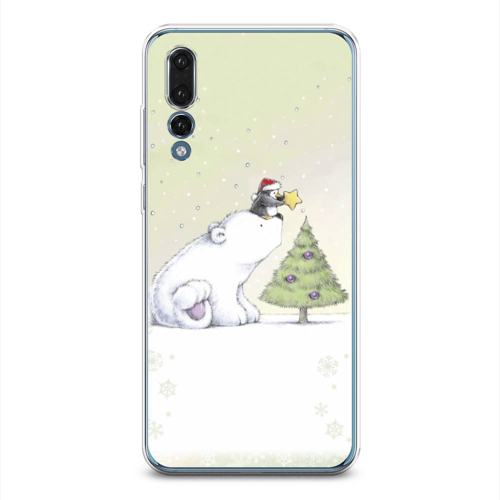 

Чехол на Huawei P20 Pro "Украшение елки", Белый;бежевый, 65050-5