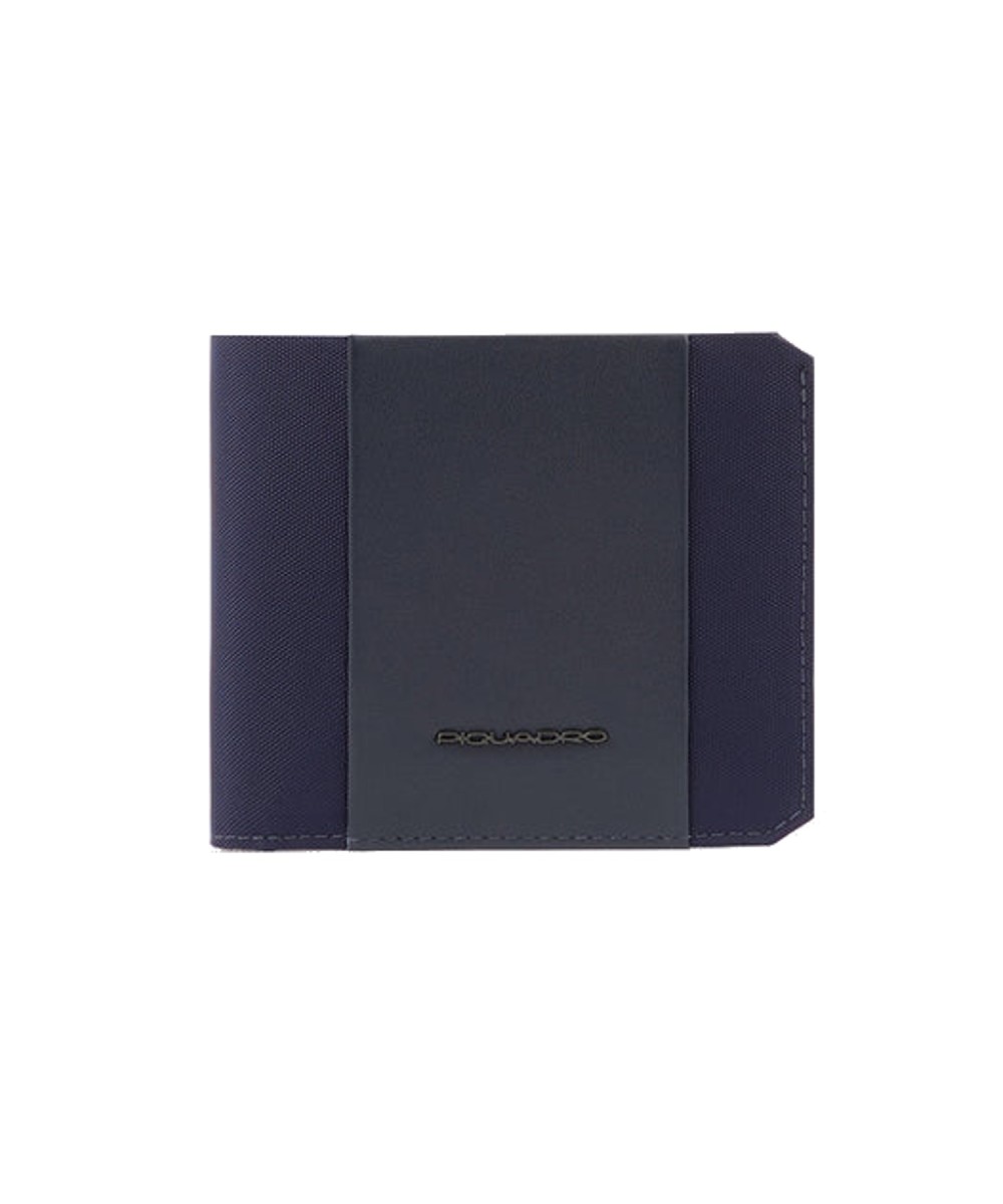 Портмоне мужское Piquadro Men's wallet with coin pocket, credit card slots, синие