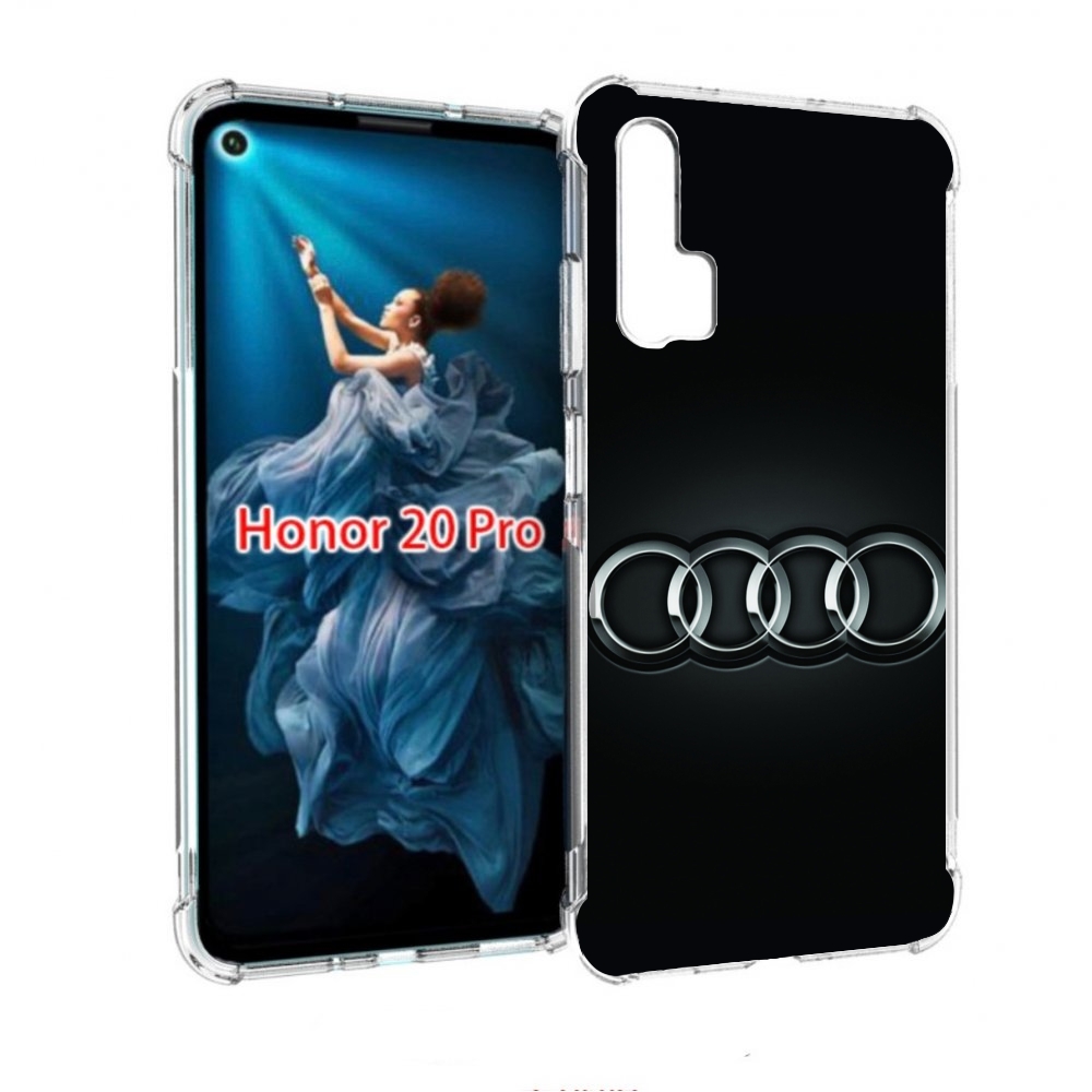 

Чехол бампер MyPads ауди audi 2 для Honor 20 Pro противоударный, Прозрачный, Tocco