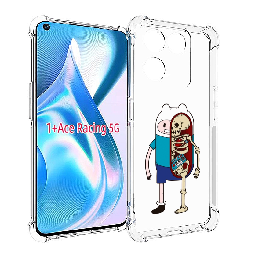 

Чехол MyPads Финн скелет для OnePlus Ace Racing, Прозрачный, Tocco