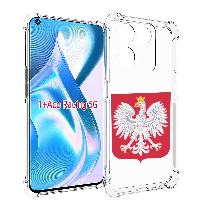 

Чехол Mypads Герб-Польши Для Oneplus Ace Racing, Прозрачный, Tocco