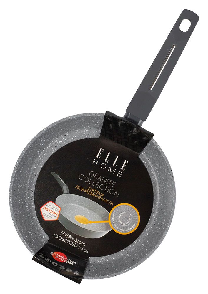 

Сковорода Elle Home 24 см, Черный