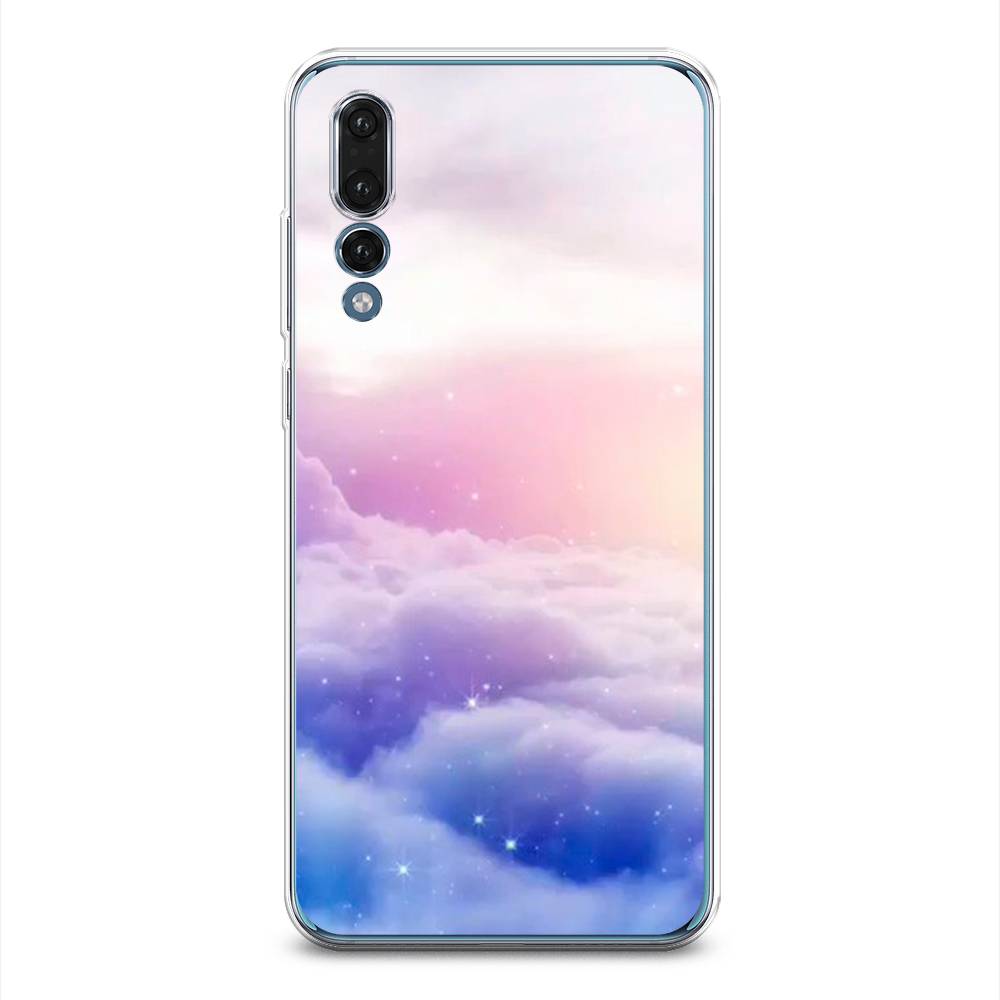 

Чехол на Huawei P20 Pro "Небеса", Голубой;белый;розовый, 65050-2