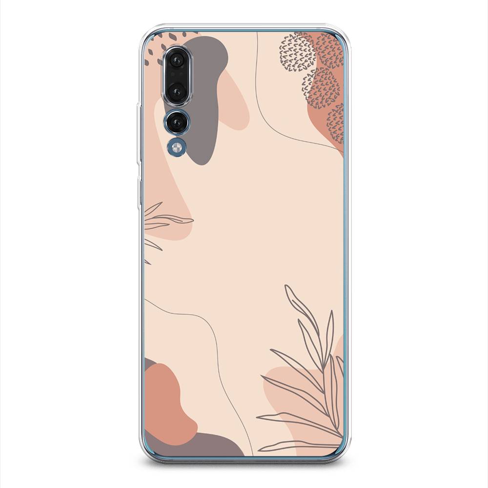 

Чехол на Huawei P20 Pro "Нюдовые тона", Коричневый;серый, 65050-4