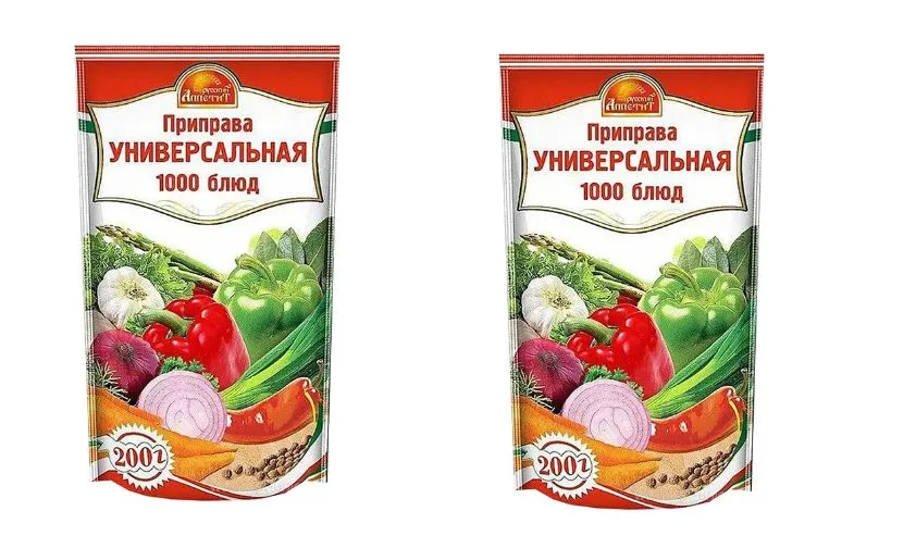 

Приправа Русский аппетит Универсальная 1000 блюд, 200 г х 2 шт, классическая
