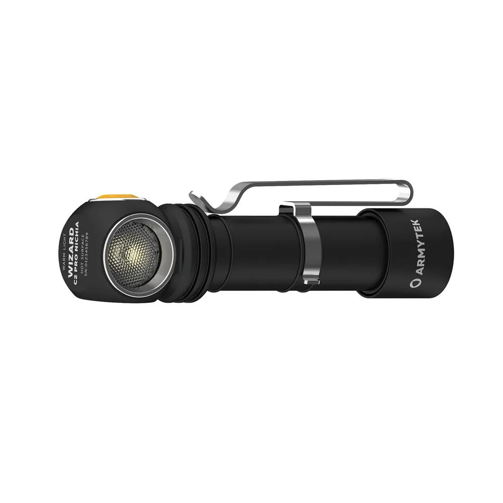 

Фонарь Armytek Wizard C2 Pro Nichia Magnet USB Тёплый, налобный, армитек, 1600 Лм, F06801W, Разноцветный, C2