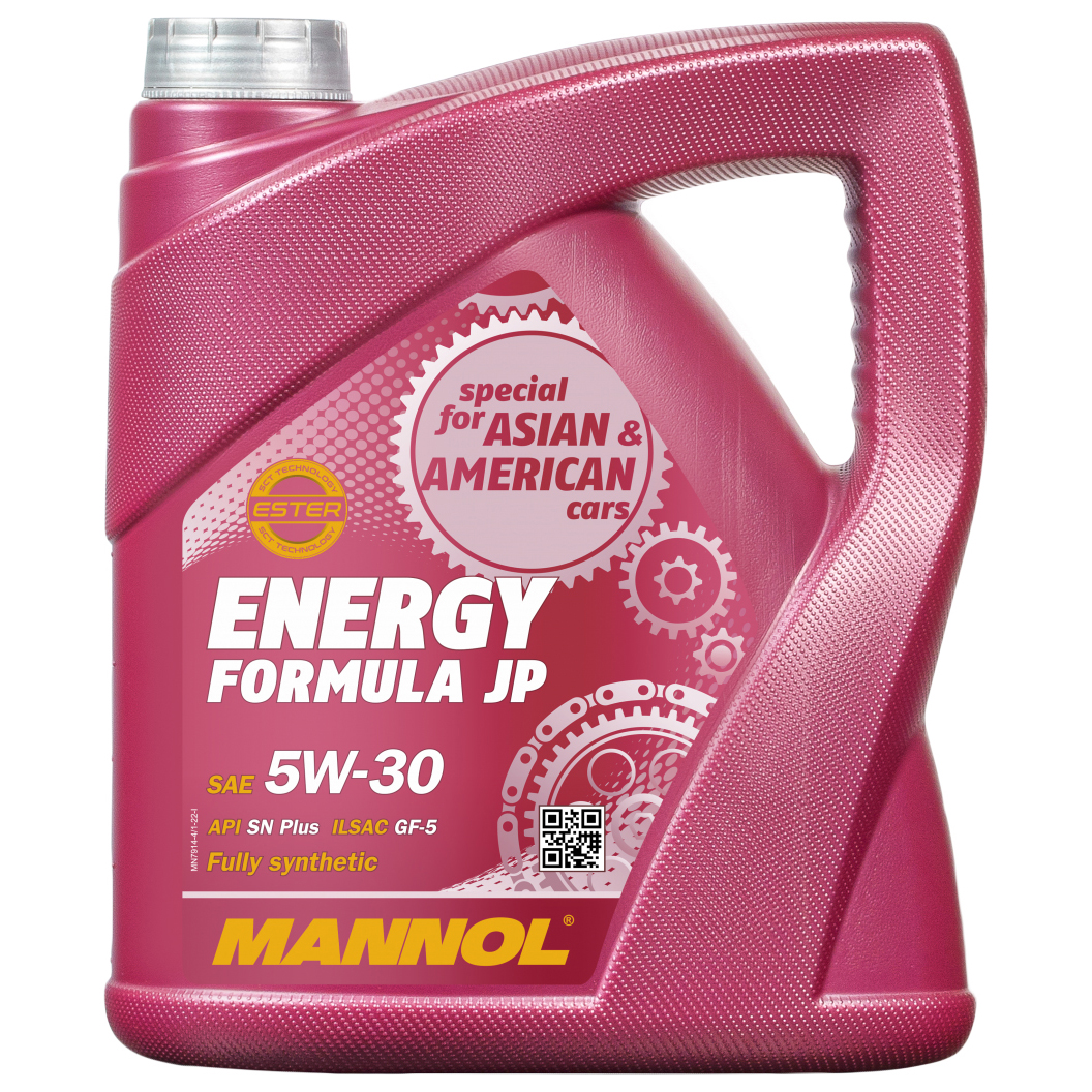 фото Масло моторное mannol 7914 energy formula jp 5w30 gf-5 sn (4 л) синт.