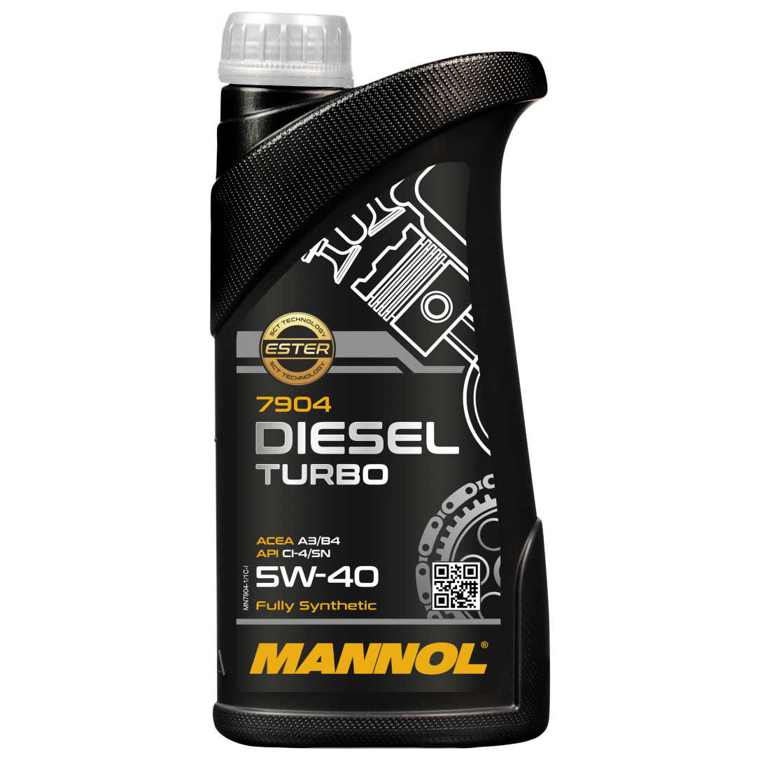 Моторное масло Mannol синтетическое Diesel Turbo 5W40 1л