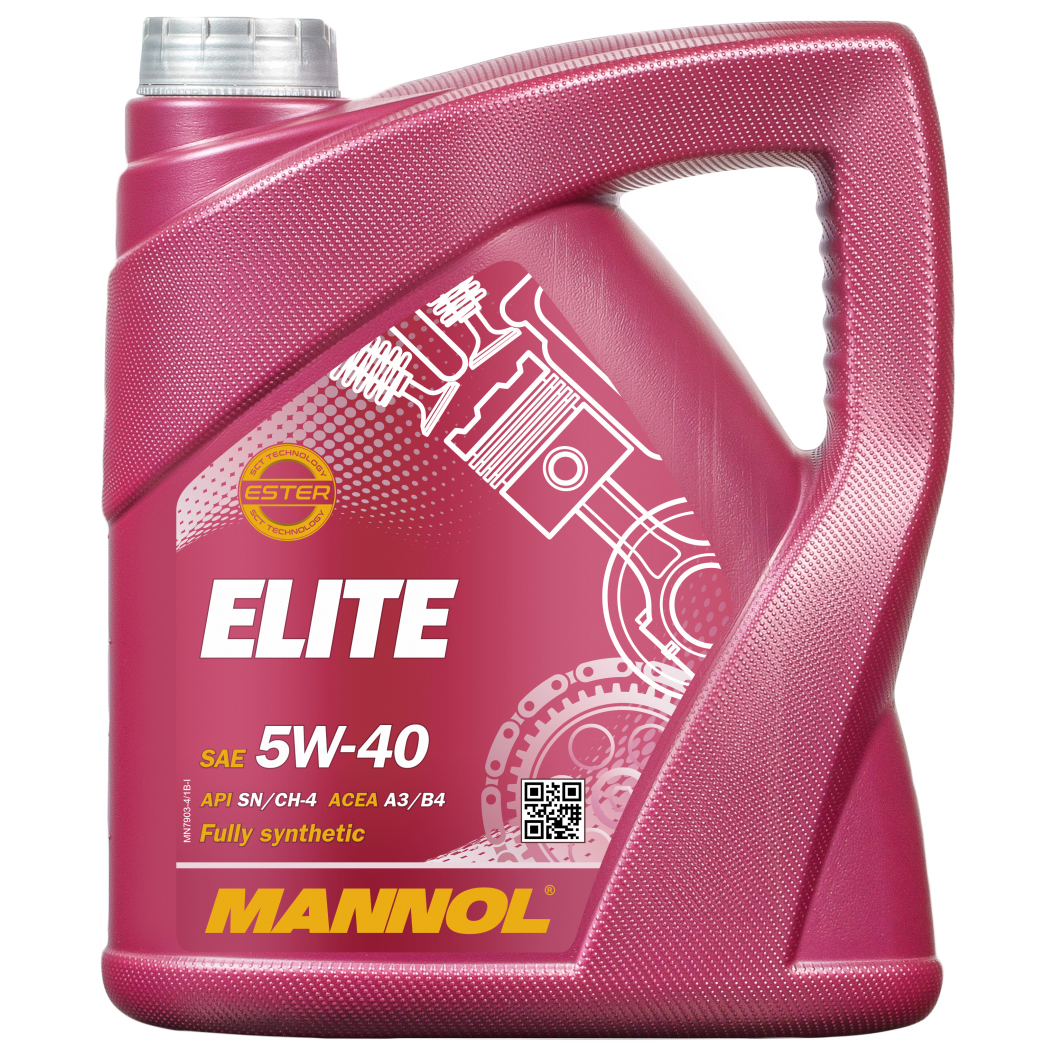 Моторное масло Mannol синтетическое Elite 5W40 4л
