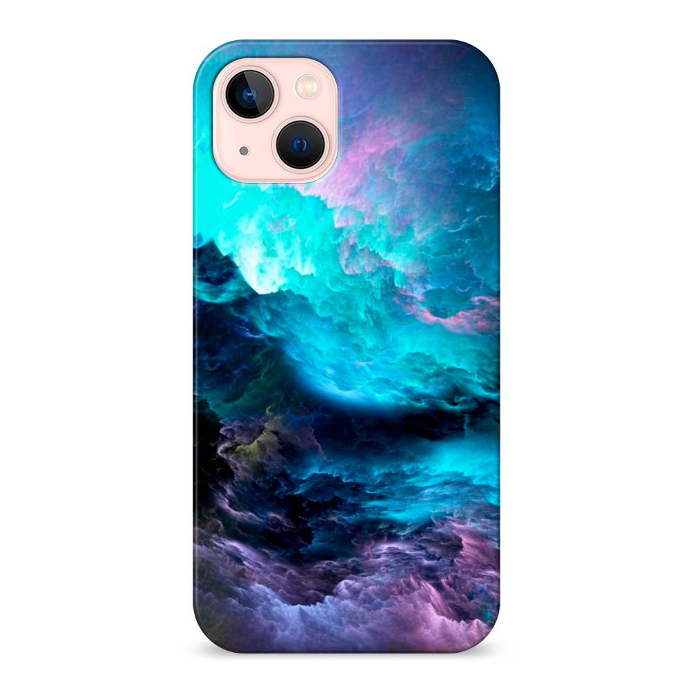 

Пластиковый чехол "Бирюзовое небо" на Apple iPhone 13, 14220-3