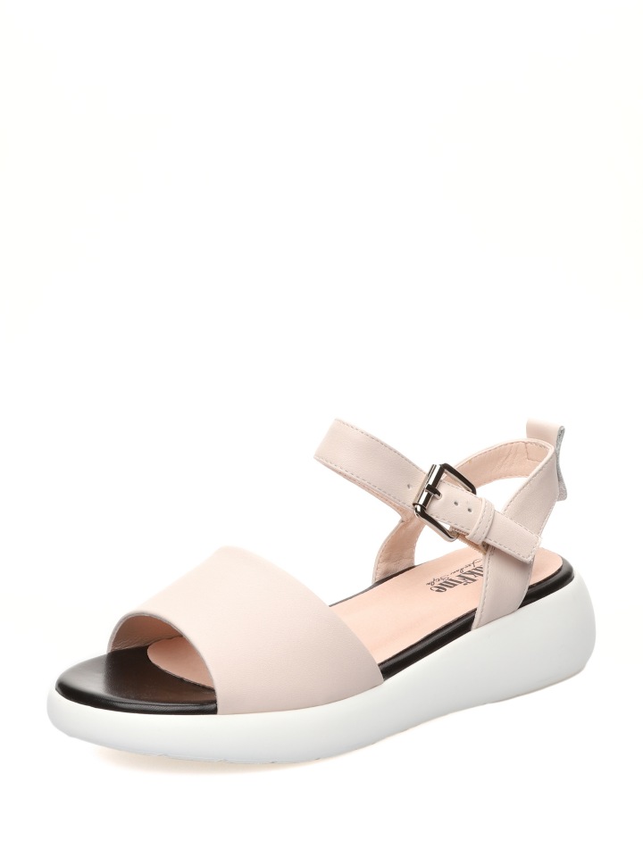 

Босоножки женские MAKFINE 35MK-81-01A1CC бежевые 37 RU, 35MK-81-01A1CC