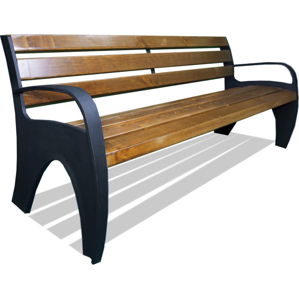 

7 скамеек 76054/волн/1,5/9005/л_дуб