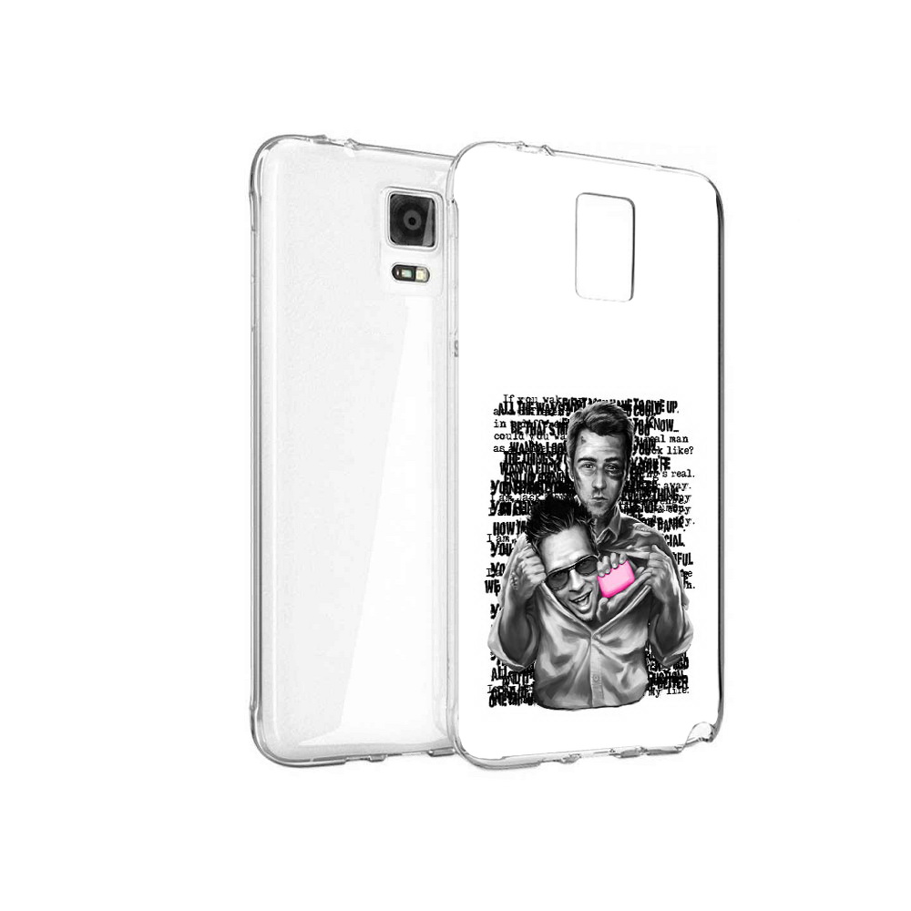 

Чехол MyPads Tocco для Samsung Galaxy Note 4 бойцовский клуб, Прозрачный, Tocco