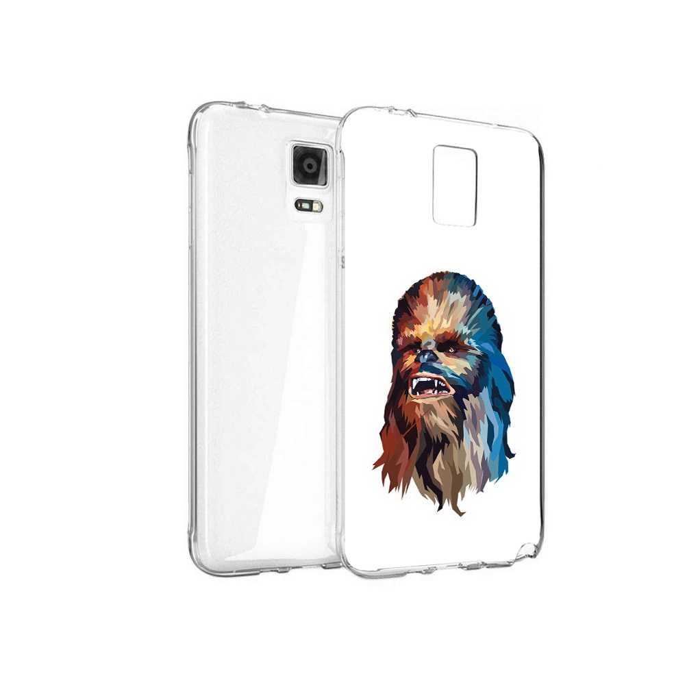 

Чехол MyPads Tocco для Samsung Galaxy Note 4 star wars звездные войны, Прозрачный, Tocco