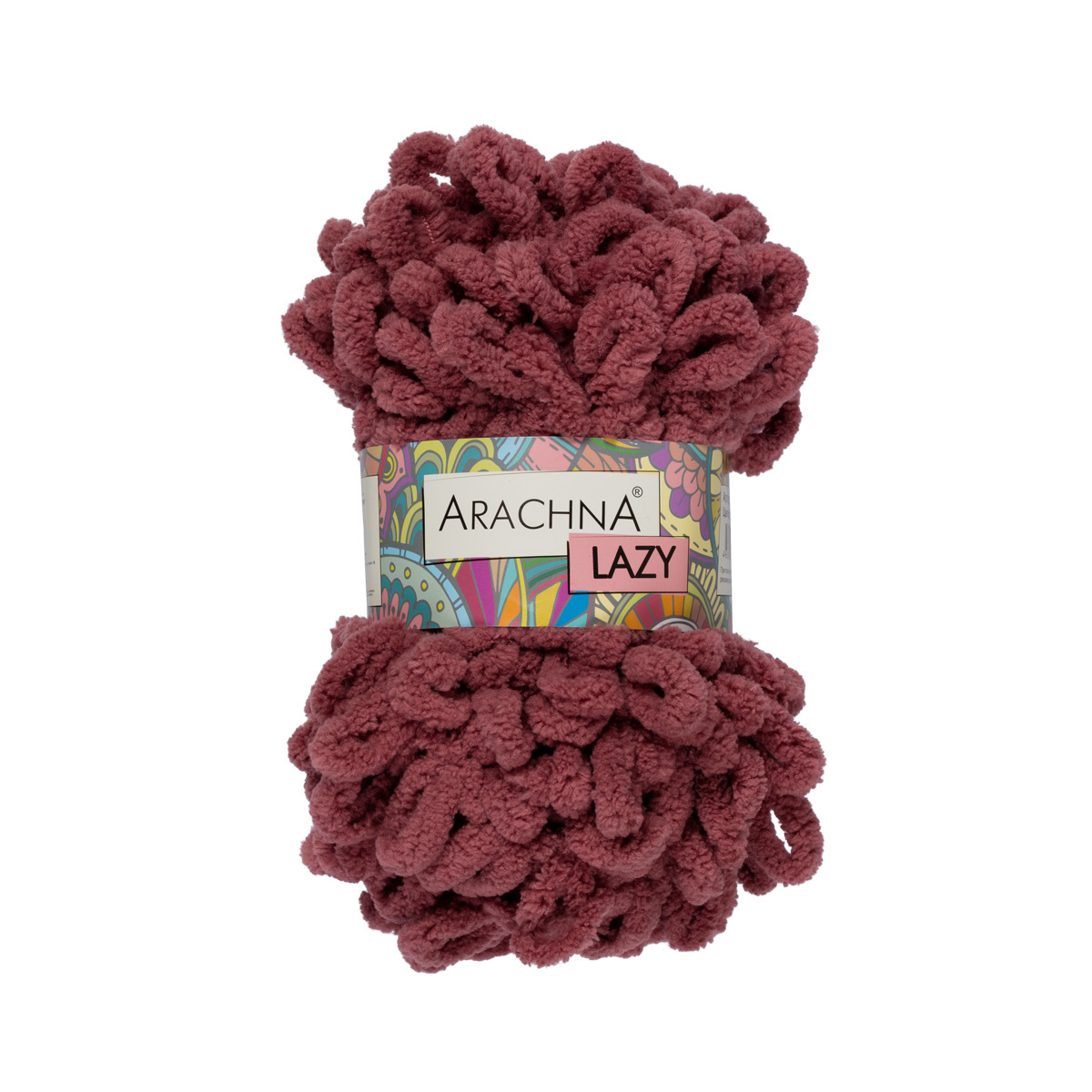 

Пряжа ARACHNA "LAZY" 100% микрополиэстер 5 шт х 100 г 8,5 м (15 античная роза), Розовый, lazy