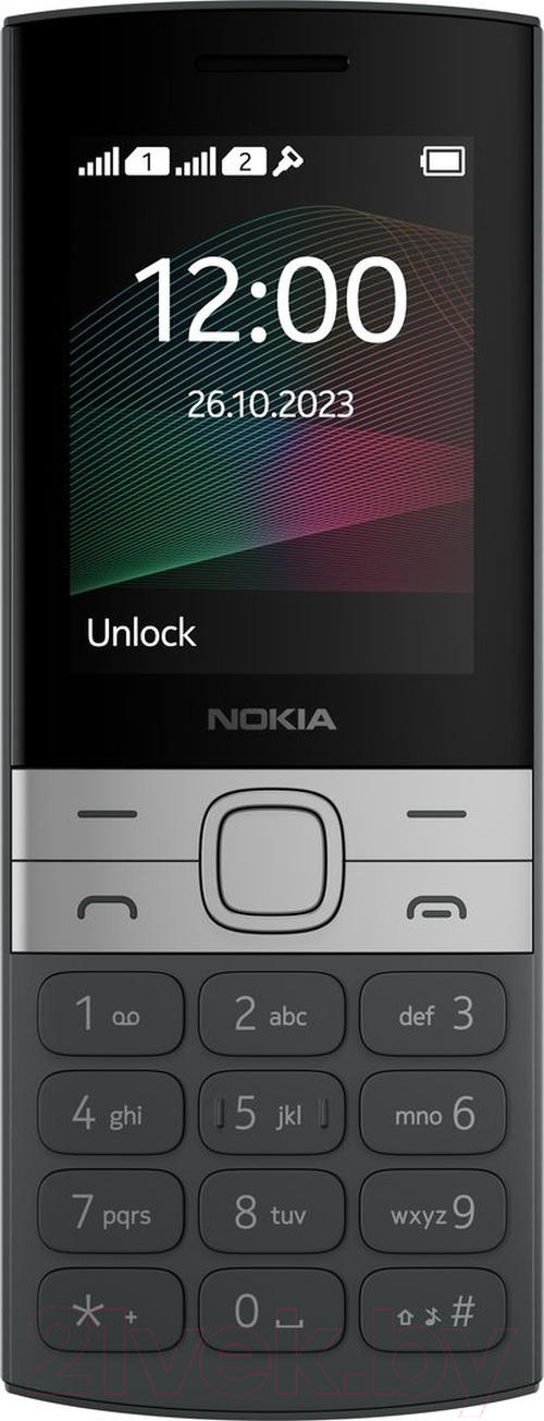 Мобильный телефон Nokia 150 DS Черный (TA-1582)