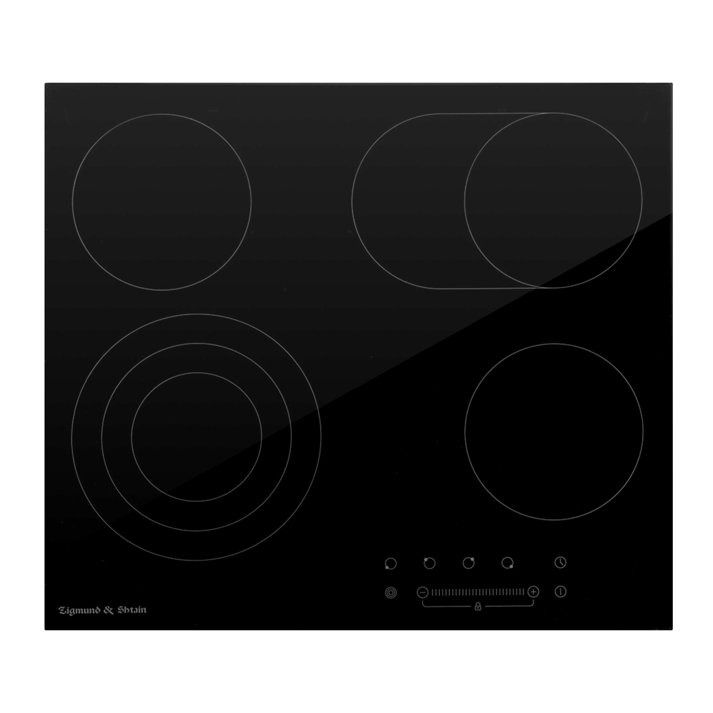 

Встраиваемая варочная панель электрическая Zigmund & Shtain CN 38.6 B черный, CN 38.6 B