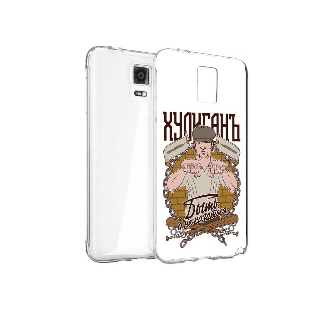

Чехол MyPads Tocco для Samsung Galaxy Note 4 Хулиган, Прозрачный, Tocco