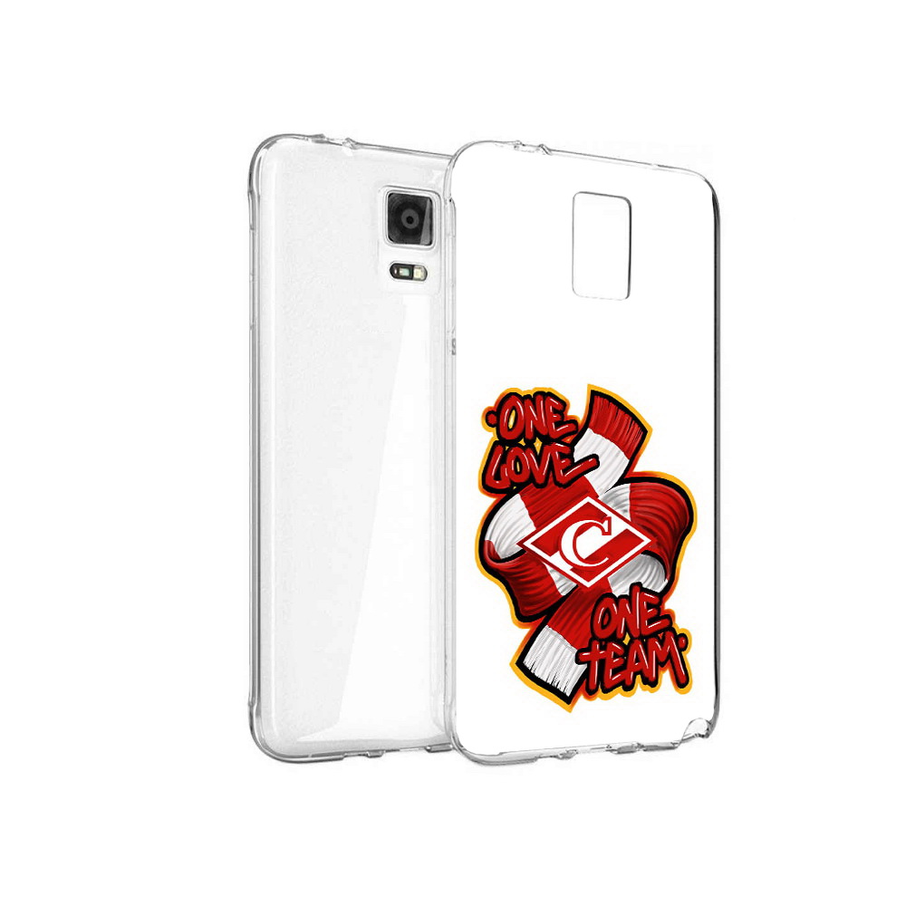 

Чехол MyPads Tocco для Samsung Galaxy Note 4 ФК спарак 1 любовь, Прозрачный, Tocco