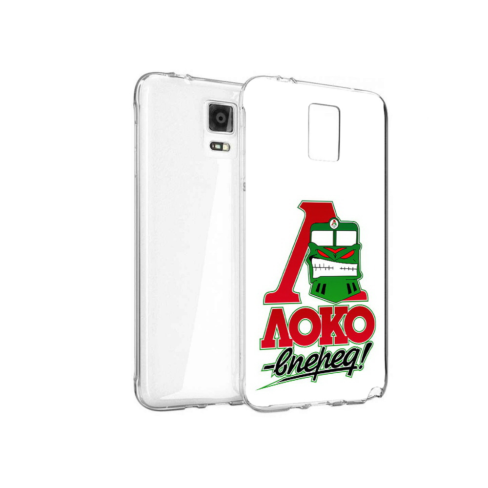 

Чехол MyPads Tocco для Samsung Galaxy Note 4 ФК локо вперед, Прозрачный, Tocco
