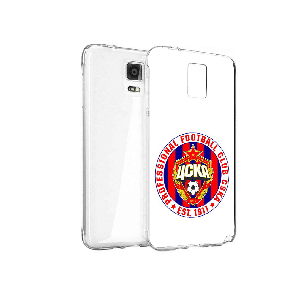 

Чехол MyPads Tocco для Samsung Galaxy Note 4 ФК ЦСК логотип, Прозрачный, Tocco