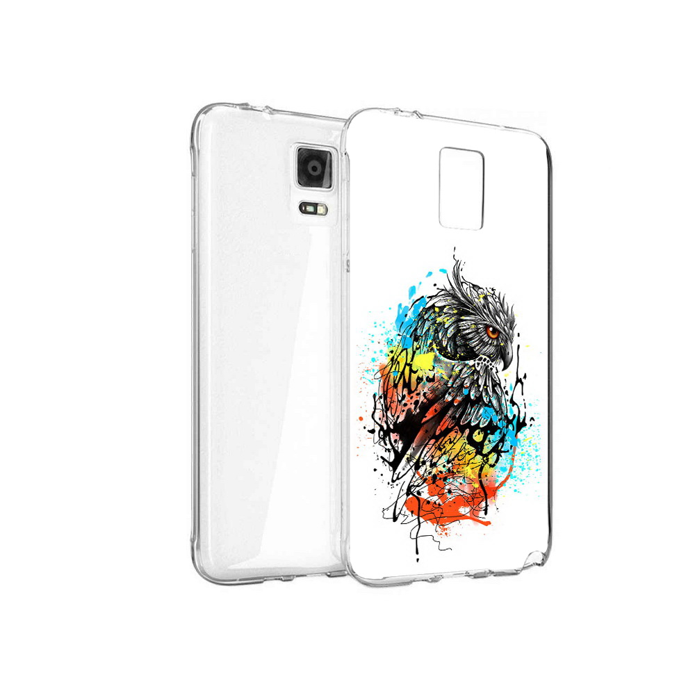 

Чехол MyPads Tocco для Samsung Galaxy Note 4 Творческая сова, Прозрачный, Tocco