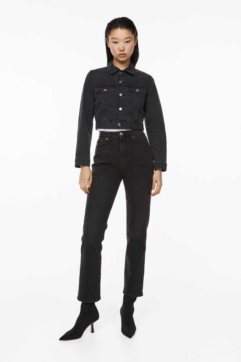 

Джинсы женские H&M 1128915001 черные 44 EU (доставка из-за рубежа), 1128915001