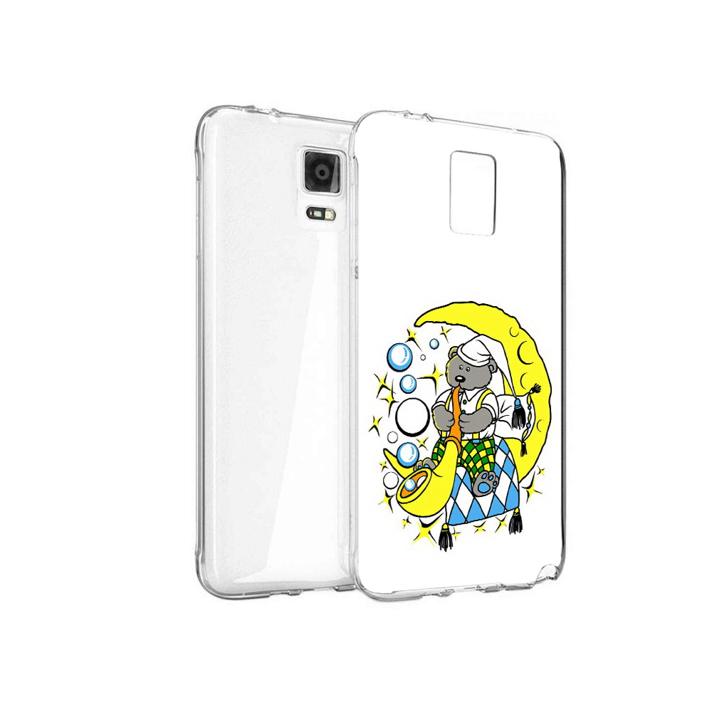 

Чехол MyPads Tocco для Samsung Galaxy Note 4 Сырная луна, Прозрачный, Tocco