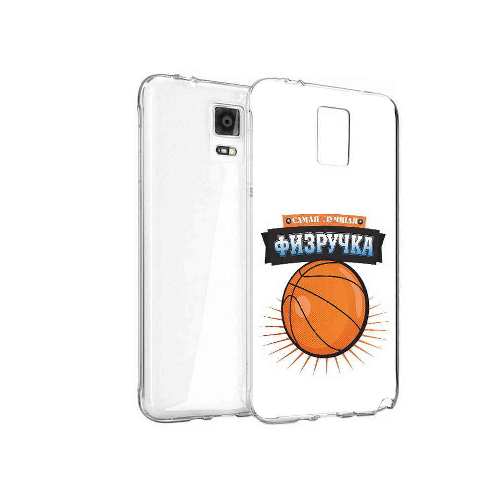 

Чехол MyPads Tocco для Samsung Galaxy Note 4 Самая лучшая физручка, Прозрачный, Tocco